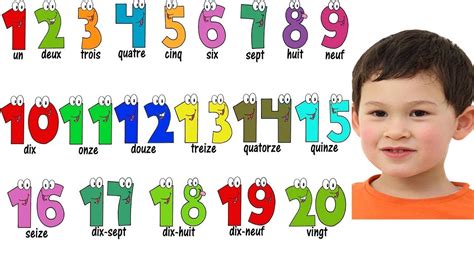 Learn To Count Numbers 1 20 In French Learn Numbers And Counting 1 10