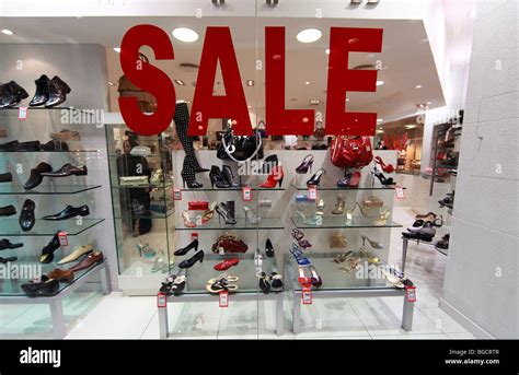 Sale In A Shoe Shop In The Mercato Shopping Mall Dubai United Arab