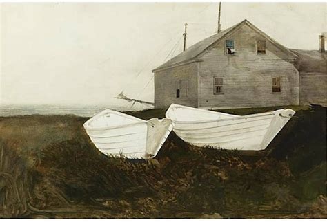 Andrew Wyeth Painting Of Boats Art