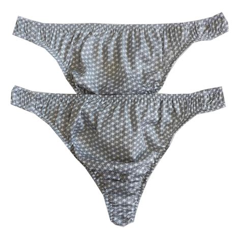 Buy Panasilk Mens Soft Silk Thong Panties 2 Pairs In One Economic Pack Large Multicoloured At