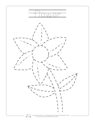 Find all the coloring pages you want organized by topic and lots of other kids crafts and kids activities at allkidsnetwork.com. Spring Tracing Worksheets - itsybitsyfun.com