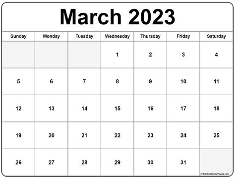 March 2023 Printable Calendar Free Printable World Holiday
