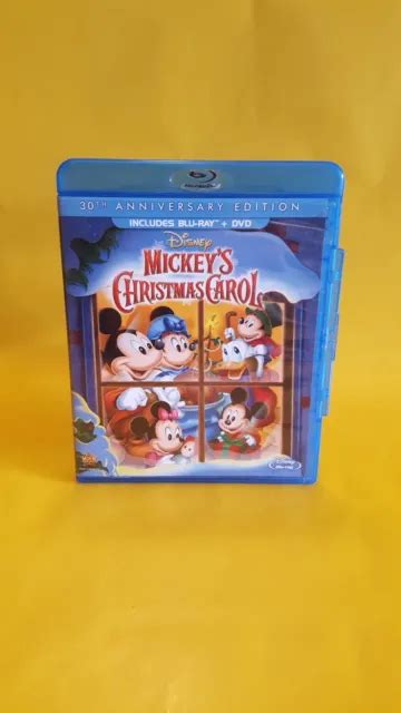 Mickeys Christmas Carol 30th Anniversary Blu Ray And Dvd £689 Picclick Uk