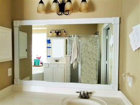 Simple Ways To Make A Framed Bathroom Mirror Hometalk