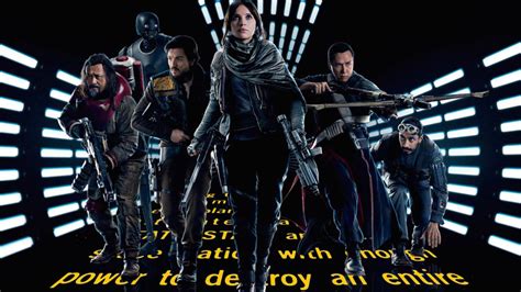 Tales From The Box Office Rogue One Turned Two Lines Of Star Wars Text