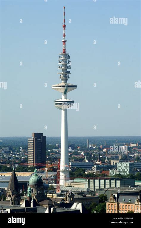 Germany Hamburg Tower Or Heinrich Hertz Turm Alexanderplatz Tv Tower