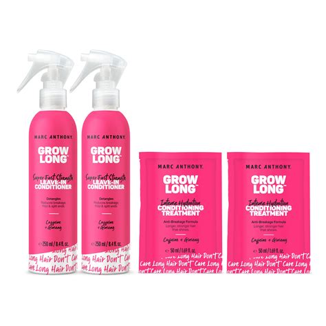 Buy Marc Anthony Grow Long Hair Treatment Bundle Leave In Conditioner Sprays Travel Hair