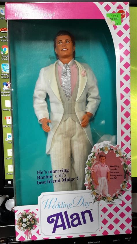 Alan Doll Groom Of Midge Foreign New Nrfb Mattel Inc Ebay Barbie Happy