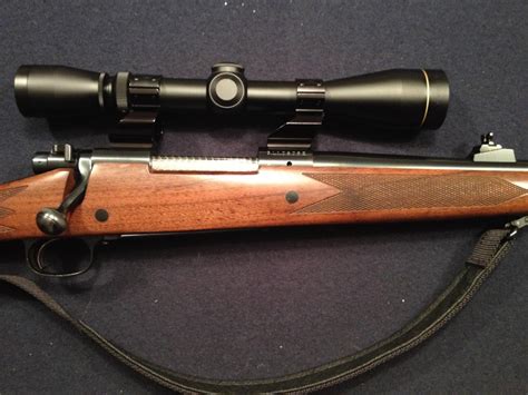 Winchester Model 70 Post 64 338 Win Mag W4 12 Leupold Scope For Sale