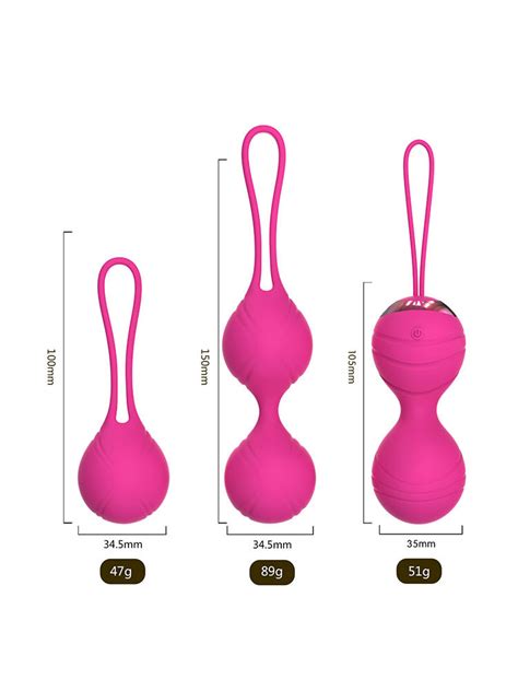 2 In 1 Remote Sex Toys Vibrating Kegel Balls For Women Beginners