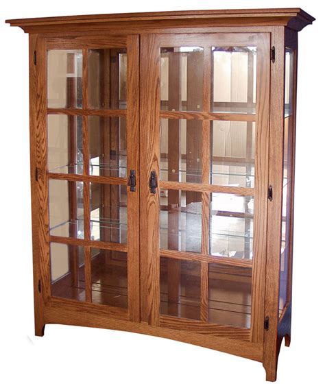 Southwest style corner cabinet great southwest can custom made corner cabinets for that particular space you have. 2 Door Mission Curio - Ohio Hardword & Upholstered Furniture