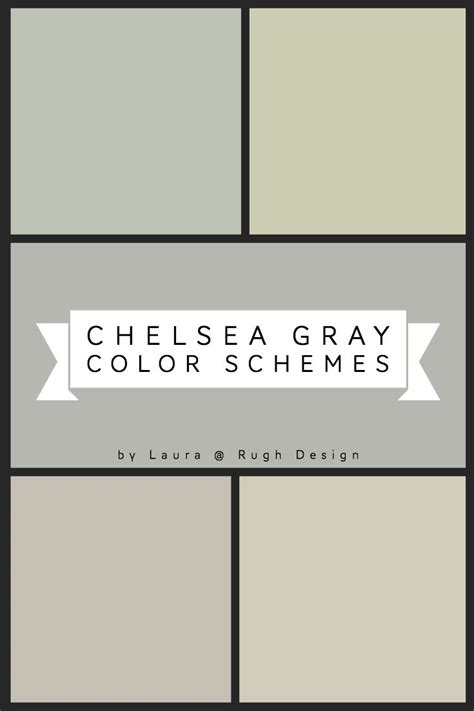 Color Scheme For Chelsea Gray Sw 2850 Chelsea Gray Grey Color Scheme