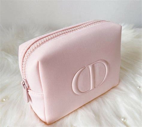Cd Dior Beauty Pink Makeup Cosmetics Bag Pouch Clutch Case Brand