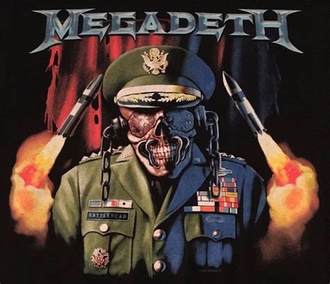 Vic Rattlehead Megadeth Megadeath Cool Bands Band Posters