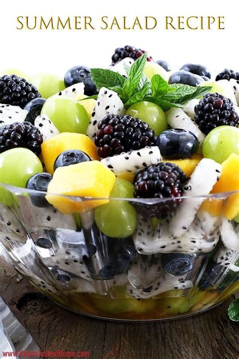 Summer Fruit Salad Recipe Summer Salads With Fruit Fruit Salad