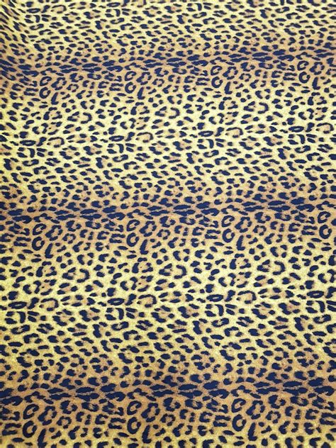 Printed Spandex Leopard Dk Fabrics