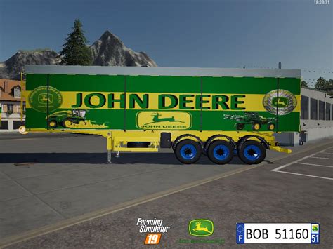 Fs19 Pack Trailer John Deere By Bob51160 V10 Fs19 Mod