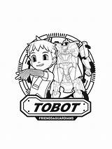 Tobot Coloring4free sketch template