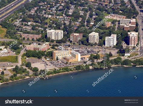 Welcome to cambrian animal hospital, where your pets and other animal companions will receive the best care and attention available. Aerial View Hospital Along Shore Lake Stock Photo 83496169 ...