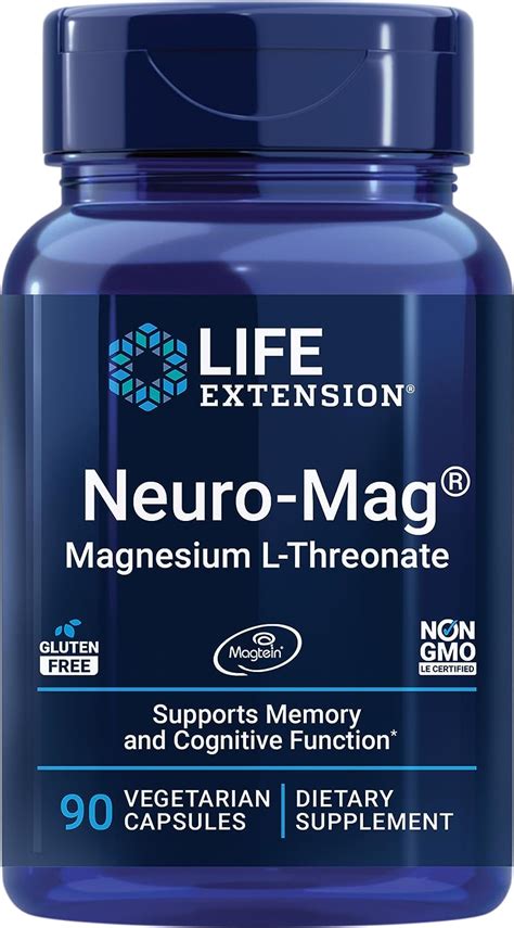 Life Extension Neuro Mag Magnesium L Threonate 90 Vegetarian Capsules