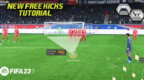FIFA 23 NEW FREE KICKS TUTORIAL HOW TO SCORE GOALS USING THE NEW FREE