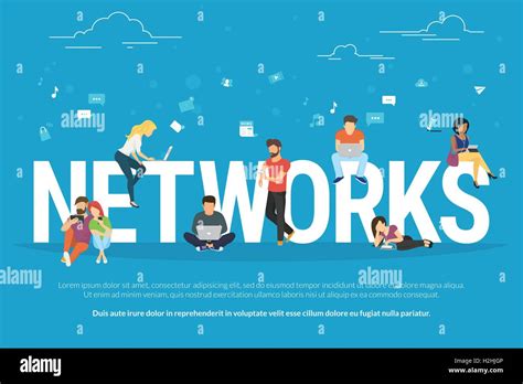 Networks Concept Illustration Stock Vector Image And Art Alamy