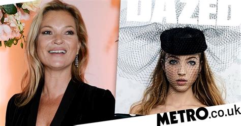 Kate Moss S Daughter Lila Models For Cover Of Dad S Magazine Dazed Metro News