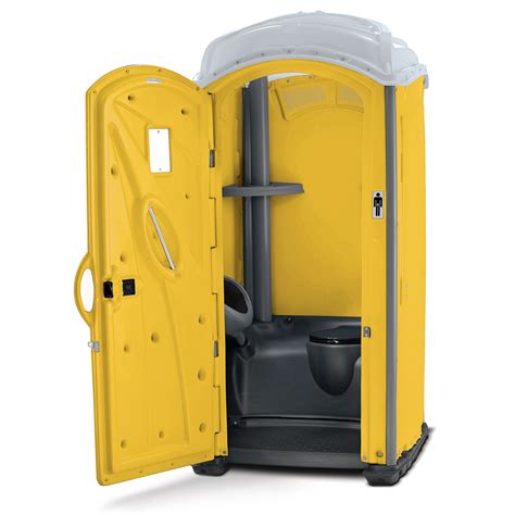 Plastic toilet cubicles are subject to great stress during transport and during operation. Plastic urinal for portable toilets