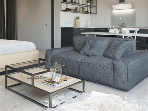 Small Studio Apartment Furniture Interior Design Ideas