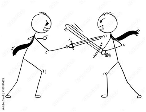 Sword Fight Cartoon
