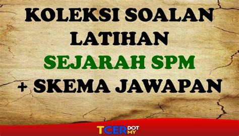 Mengandungi beberapa set soalan untuk kemudahan guru & pelajar membuat latihan, rujukan dan pengukuhan. KOLEKSI SOALAN LATIHAN SEJARAH SPM IKUT BAB + SKEMA ...