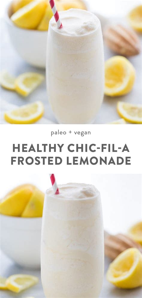 Healthy Chick Fil A Frosted Lemonade Recipe Paleo Vegan 40 Aprons