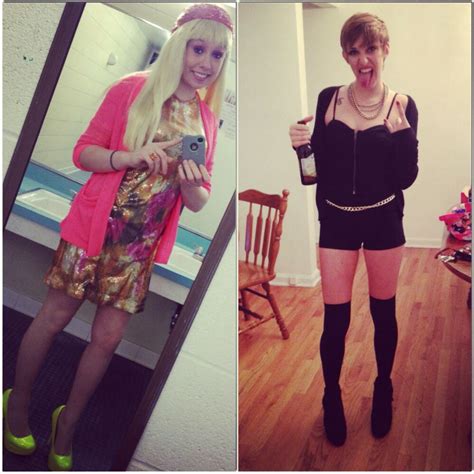 Halloween Costume Before And After Costumes Hannah Montana And Miley