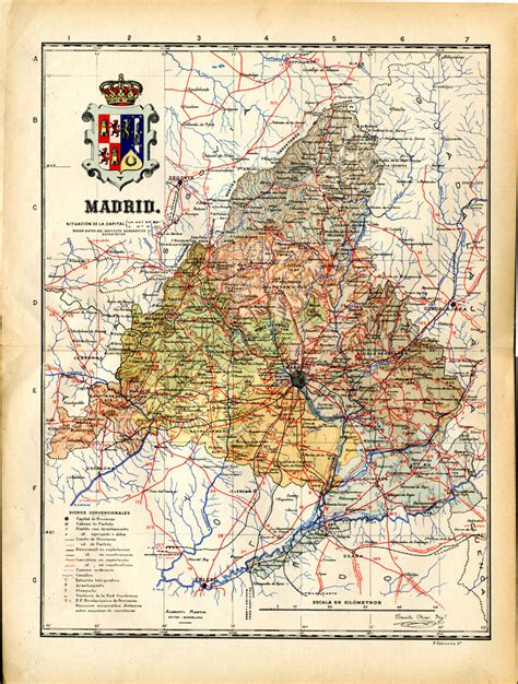Madrid Provincia Mapas Generales