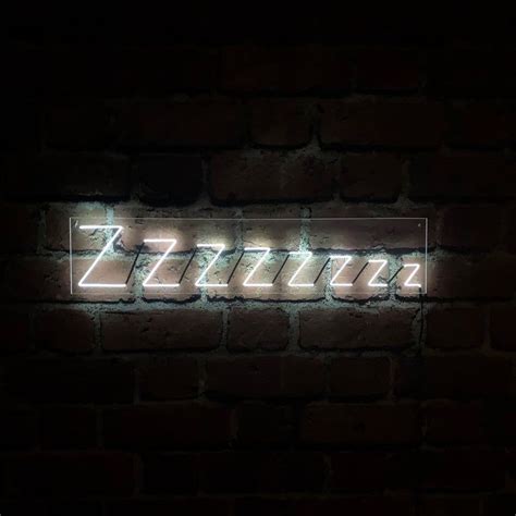 Zzzzzzzzzz Neon Sign 24 Inches Custom Handmade Etsy Neon Signs