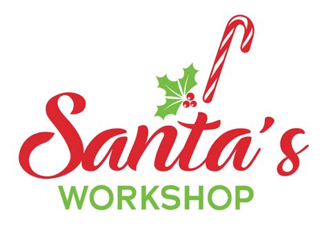 Santa Workshop Logo Png Transparent Image Png Mart