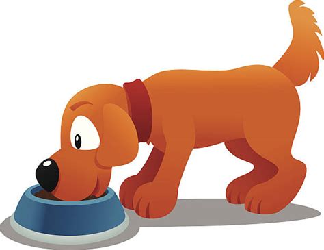 Dog Eating Illustrations Royalty Free Vector Graphics And Clip Art Istock