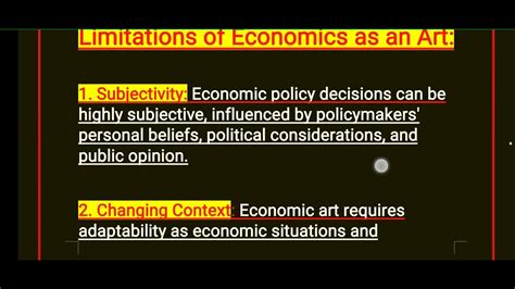 👉limitations Of Economics As An Art Easy Economics Notes Lawtitans