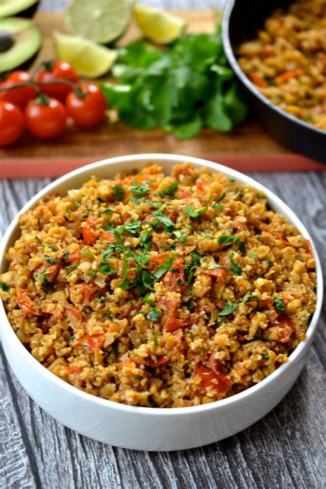 This recipe is made with brown rice. Whole30 Mexican Cauliflower Rice (Grain Free - Paleo ...
