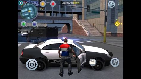 Gangstar Vegas Drive A Police Car With Lights Glitch Youtube