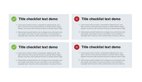 Visual Checklist Layout For Powerpoint Slidemodel