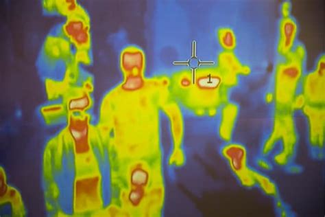 Thermal Imaging Sensor Measures Alerts Human Presence Bench T
