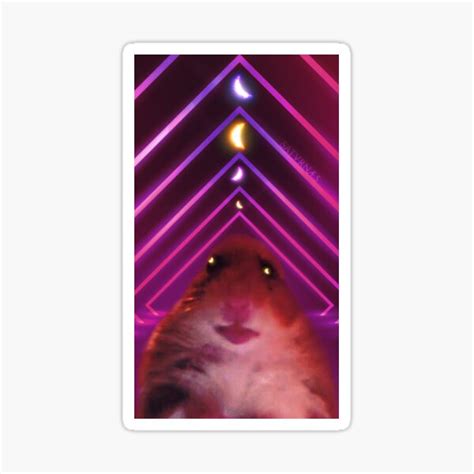 Cute Hamster Facetime Meme Sticker By Lanssk Redbubble