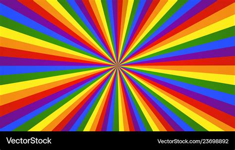 Rainbow Rays Background Royalty Free Vector Image