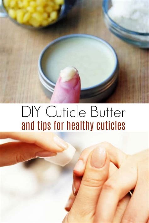 Diy Cuticle Butter And Tips For Healthy Cuticles Healthy Cuticles