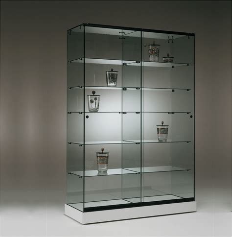 S7 Base Nova Double Glass Display Cabinet Showcase Douglas Displays
