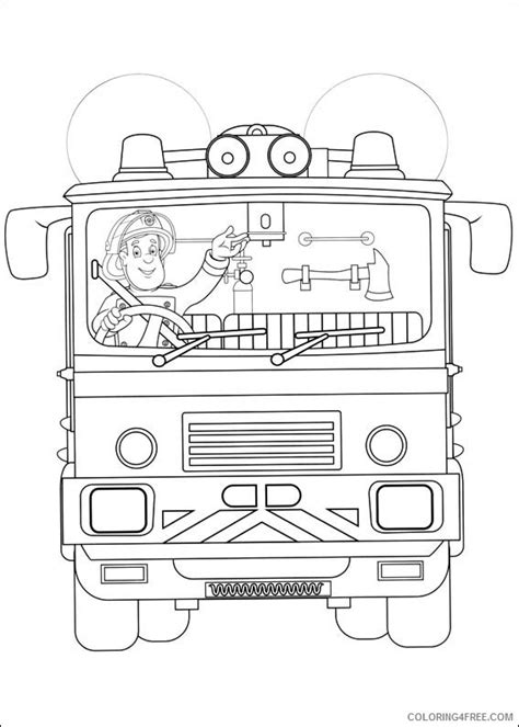 Fireman Sam Coloring Pages Printable Coloring4free Coloring4Free