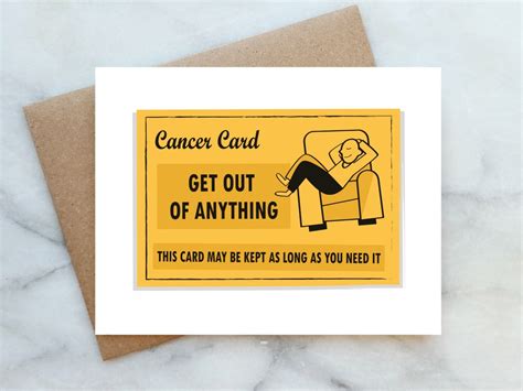 Funny Cancer Card Get Well Card Cancer Treatment Feel Better Etsy