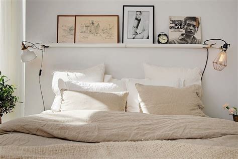 Bedroom shelves could be just what you're missing! my scandinavian home: A carefully laid out cosy Swedish ...