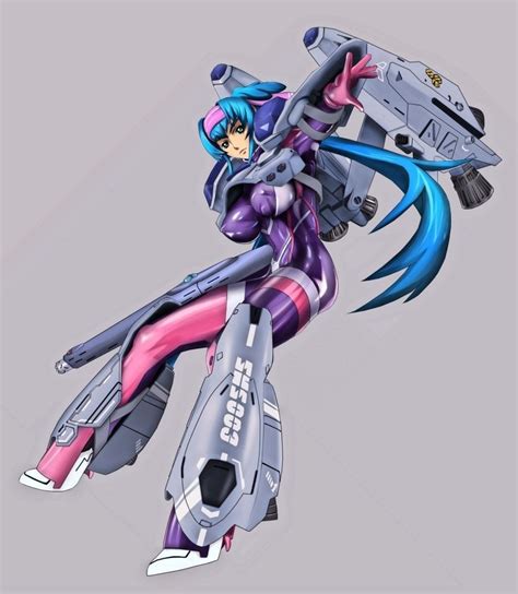 Klan In Super Valkyrie Armor As Seen On Macross Frontier Macross Anime